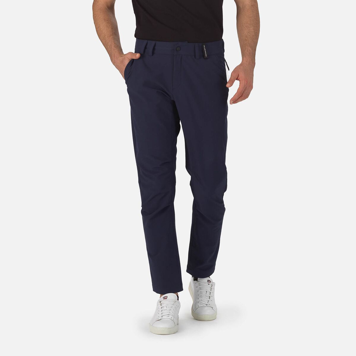 Pantalones elásticos en cuatro direcciones Tech para hombre, Azul Oscuro