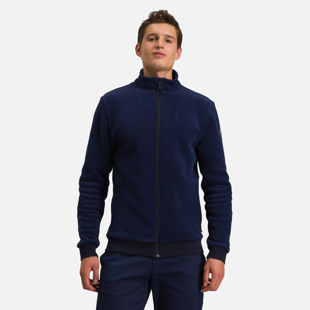 Rossignol Felpa felpata con zip integrale uomo 