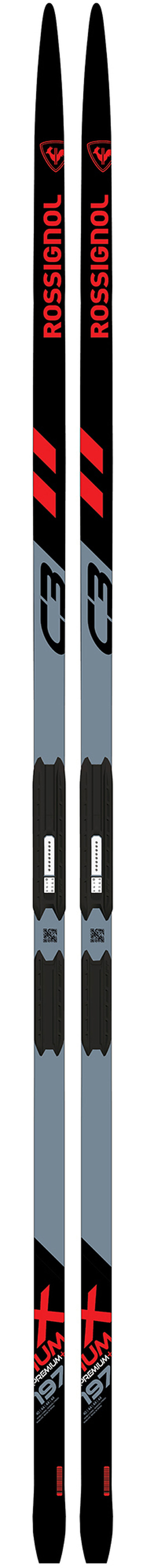 Rossignol Skis de fond unisexe X-IUM CLASSIC PREMIUM&nbsp;+&nbsp;C3 MEDIUM Multicolor