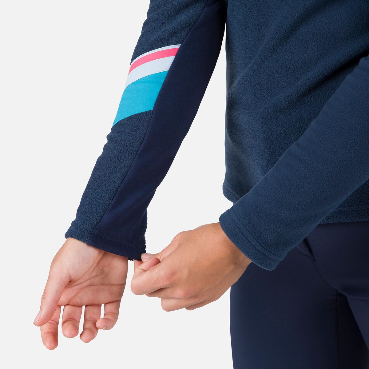 Rossignol ウィメンズ ストローパイル ハーフジップ フリース トップ Blue