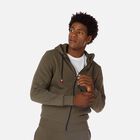 Men's full-zip hooded logo fleece sweatshirt