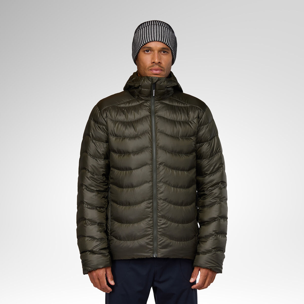 Rossignol Men's Verok Down Hoodie Jacket Green
