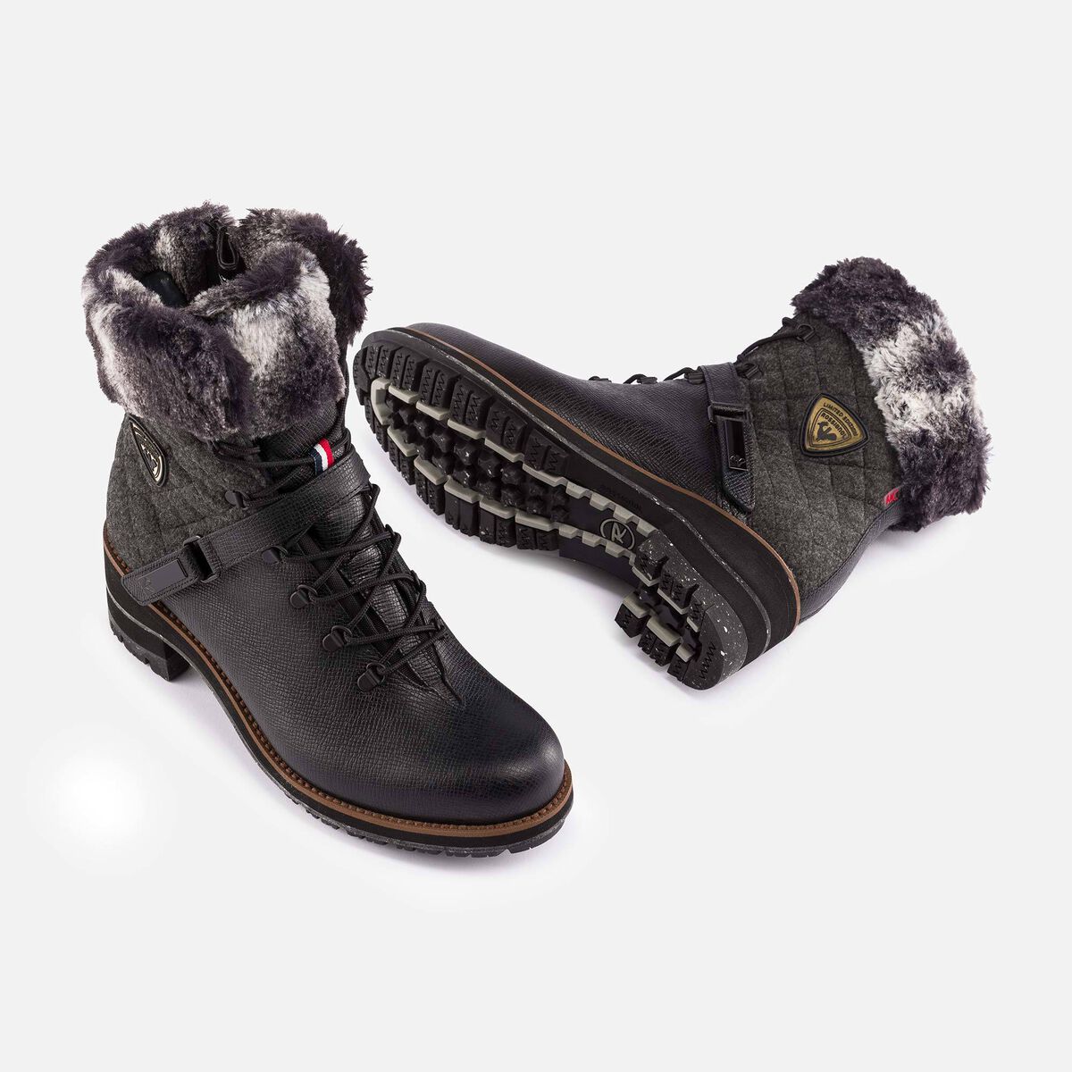 Rossignol Women's 1907 Meg&egrave;ve Limited Edition Black Boots Black