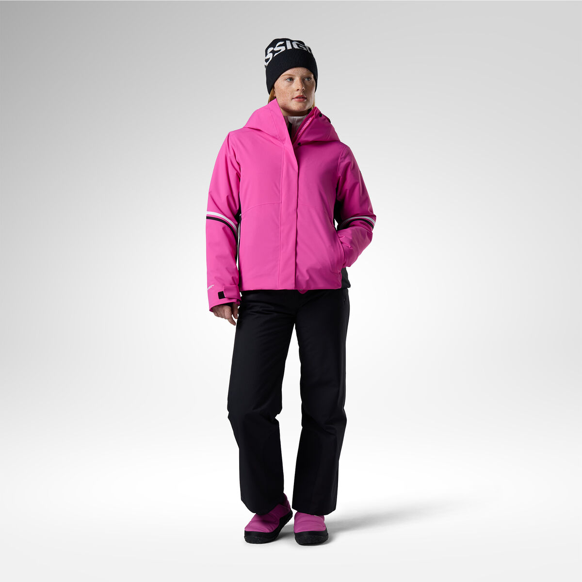 Rossignol Women's Strawpile Insulated Ski Jacket Pink Purple