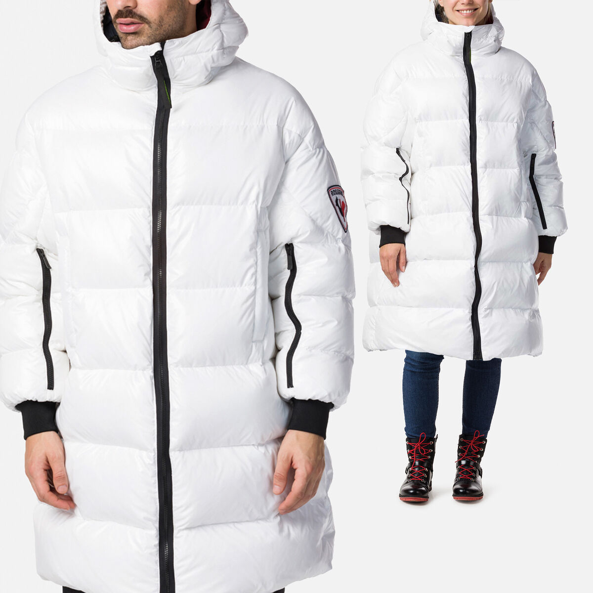 Unisex's Puffy Long Oversize Jacket