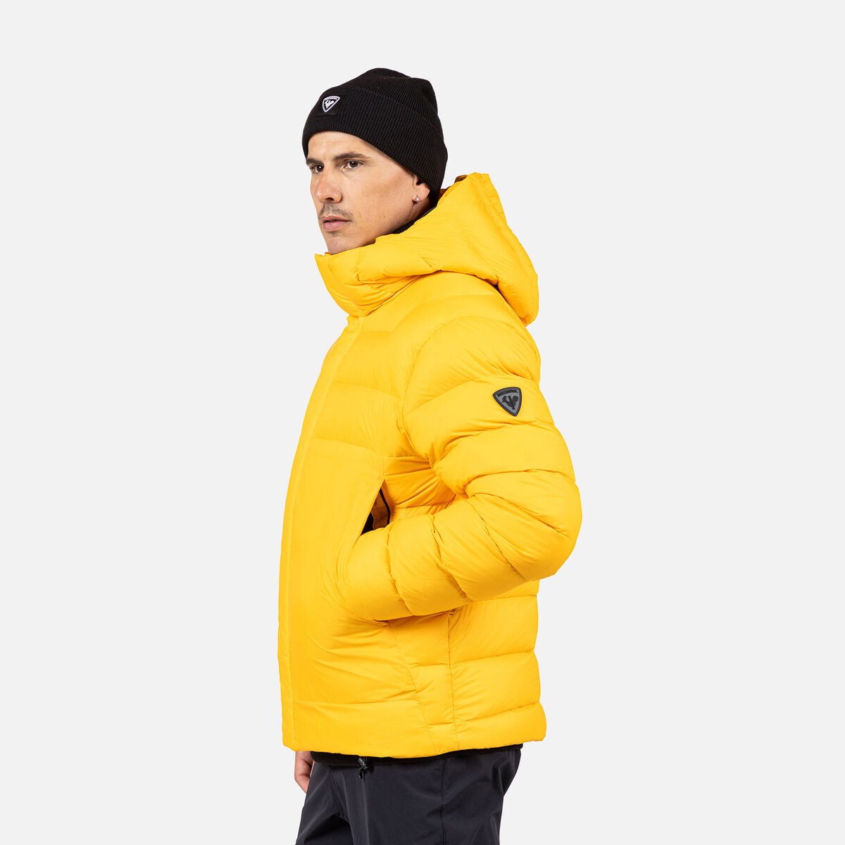 Rossignol Men's Aretu Down Hoodie Yellow