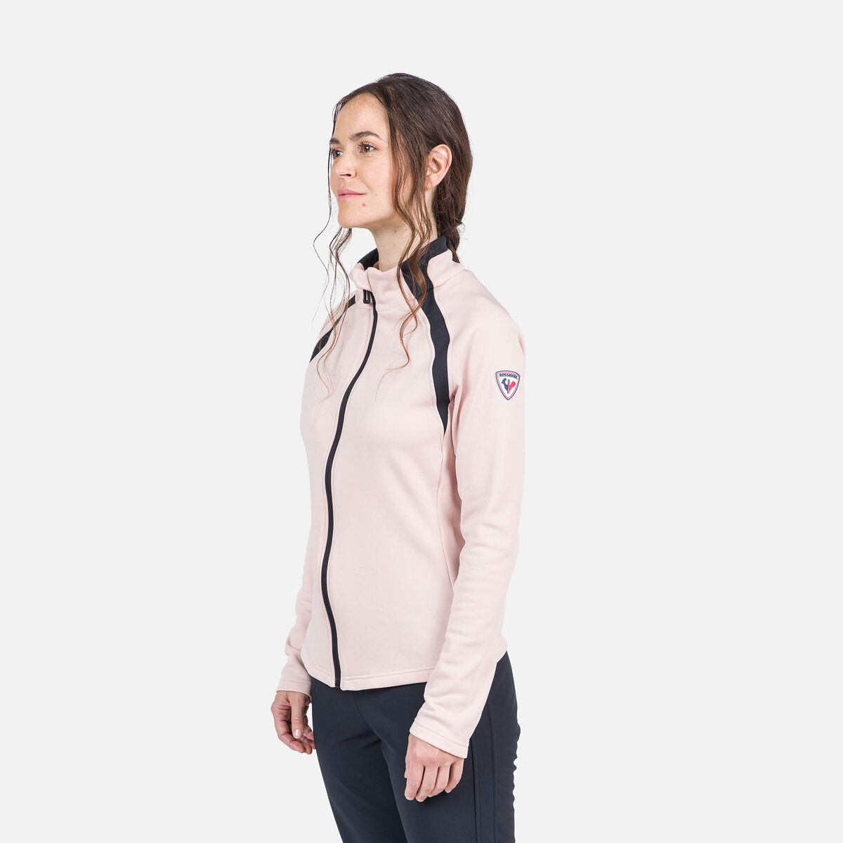 Rossignol Women's Aerial Full-Zip Fleece Pink/Purple