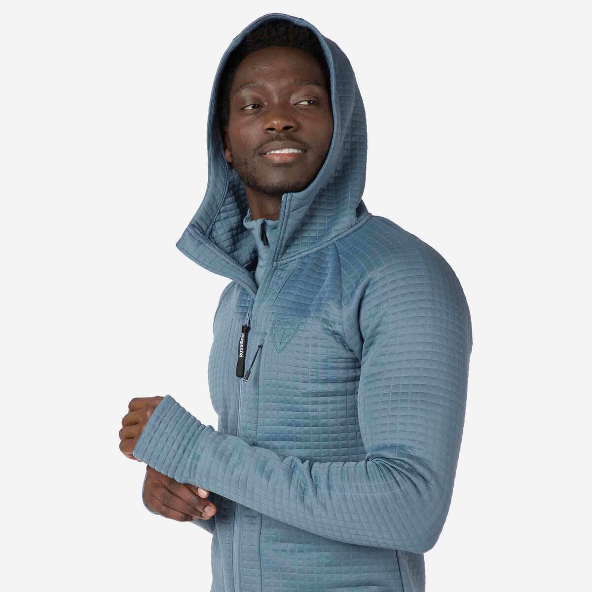 Rossignol Herrenkapuzenpullover SKPR mit durchgehendem Rei&szlig;verschluss Blue