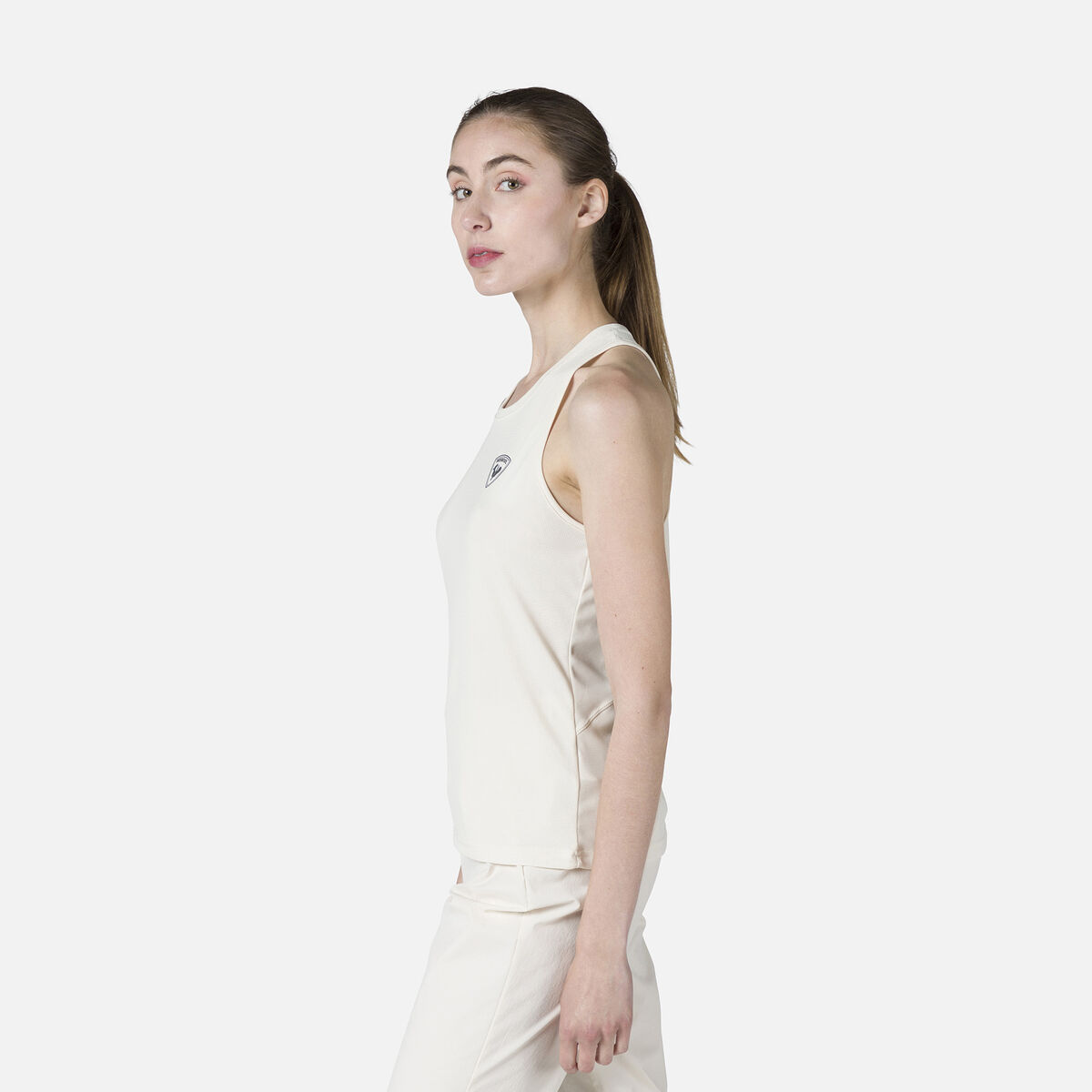 Rossignol Women's Plain Hiking Tank Top White