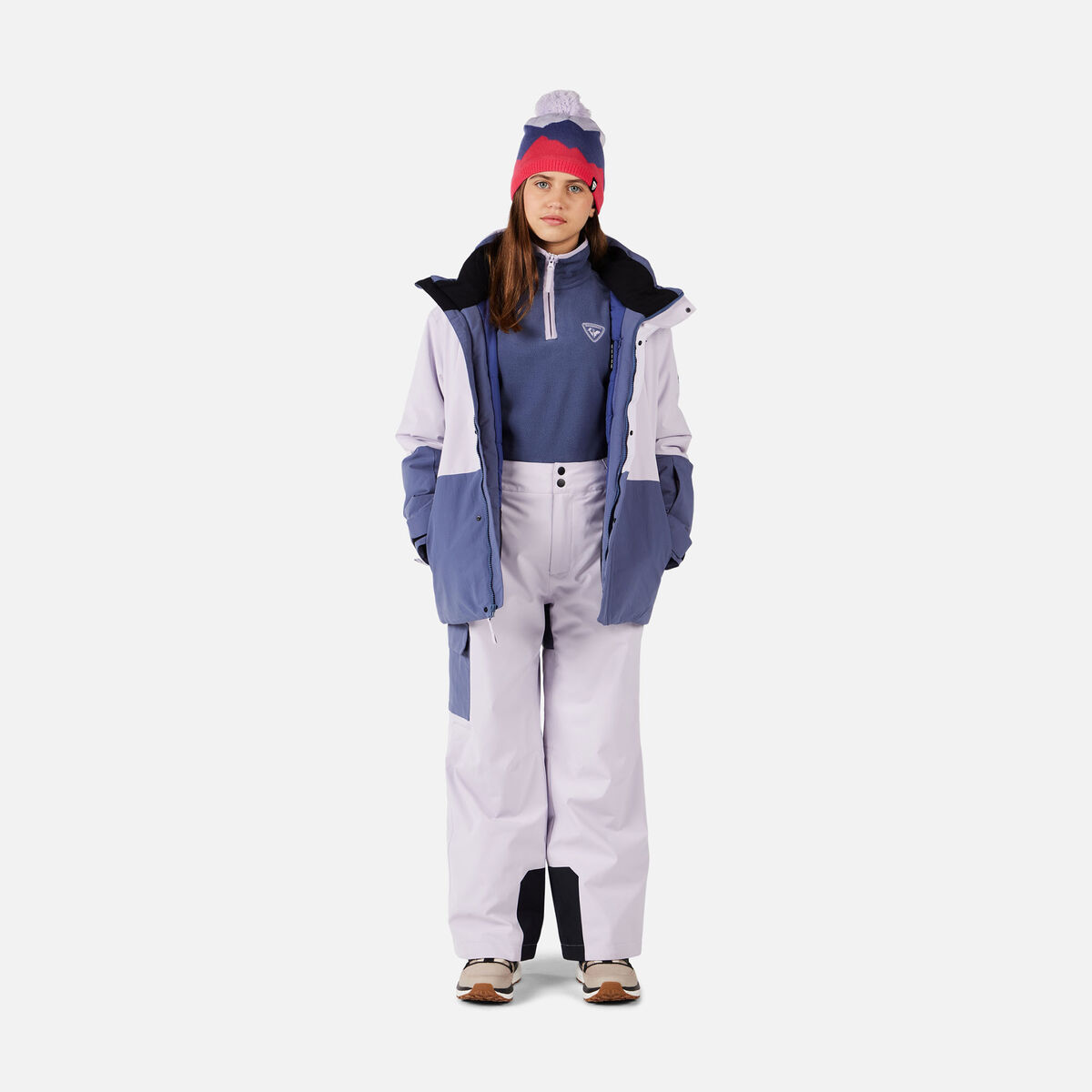Rossignol Juniors' Outerlimits Insulated Ski Pants Pink/Purple