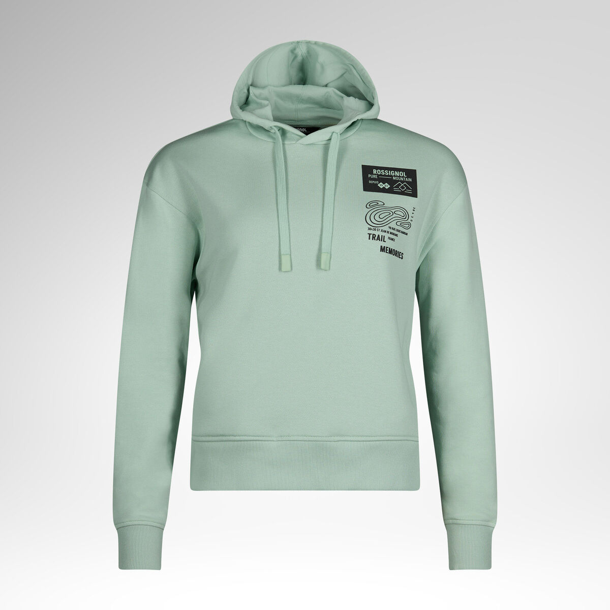 Rossignol Sudadera con capucha Waterfall para mujer green