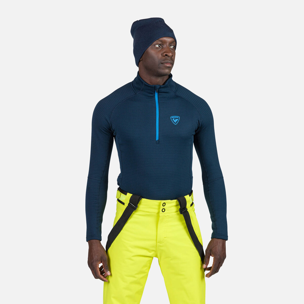Rossignol Polaire &agrave; demi-zip homme Blackside Blue
