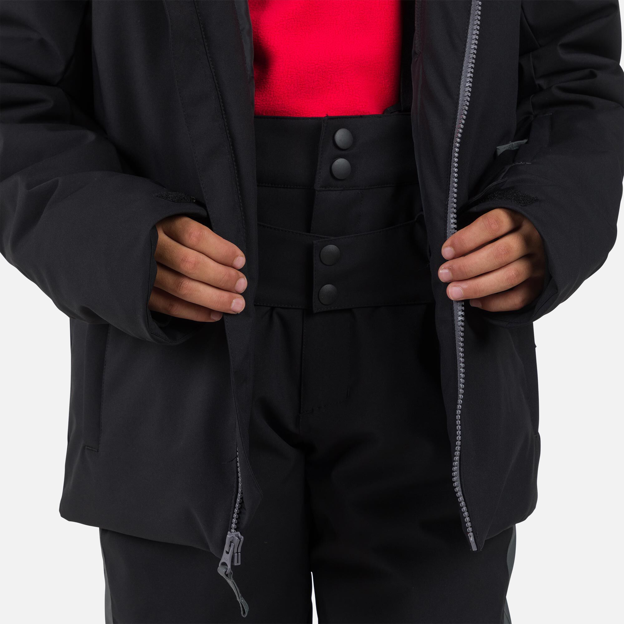 Juniors' Strawpile Ski Jacket | Black | Rossignol