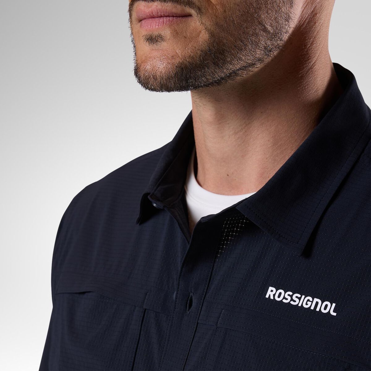 Rossignol Men's Short Sleeve Ventilation Shirt Black