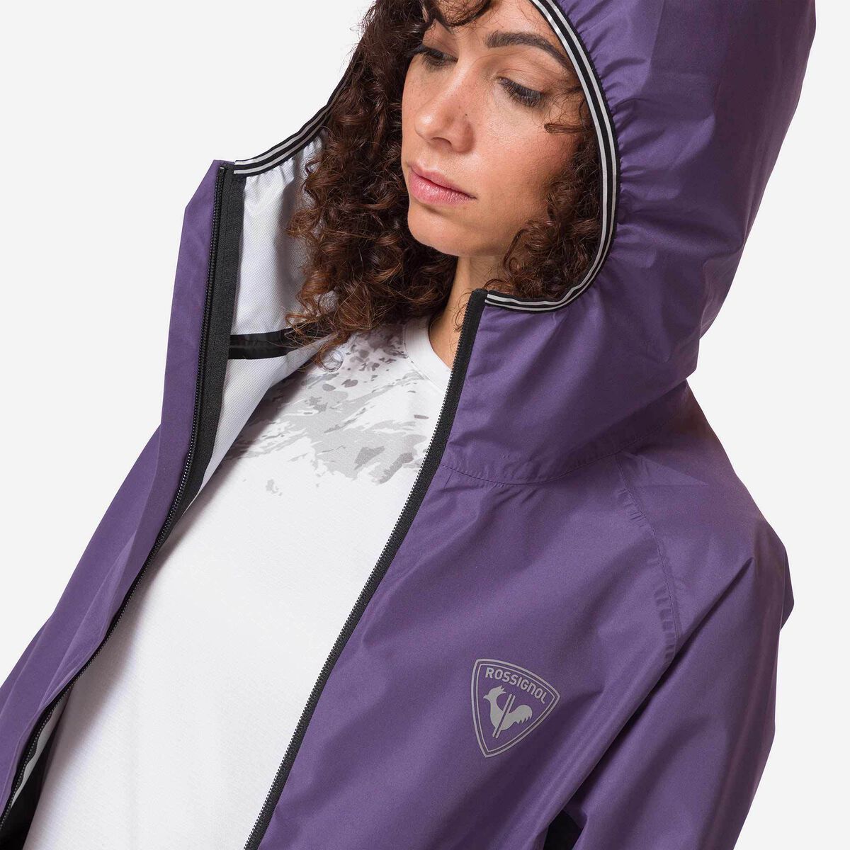 Rossignol Veste imperm&eacute;able Active femme Pink/Purple