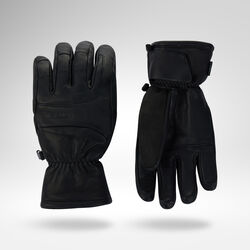 Rossignol R-Shell Dry Full Leather Ski Gloves Black