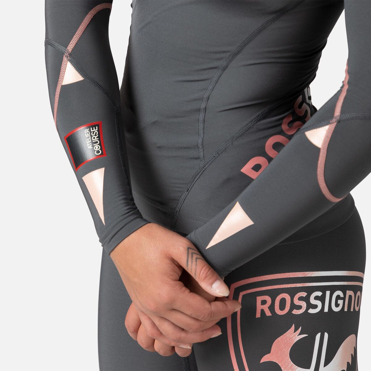 Rossignol - Infini Compression Race Tights - Cross-country ski trousers -  Onyx Grey | M