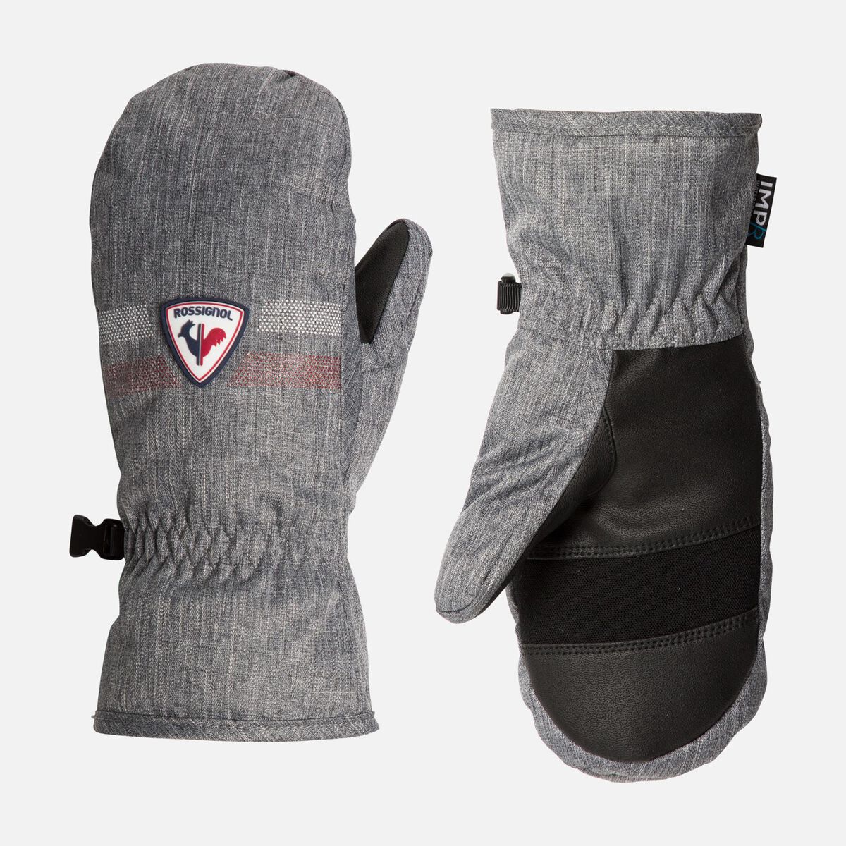 Rossignol Juniors' ROC Waterproof Ski Mittens Grey