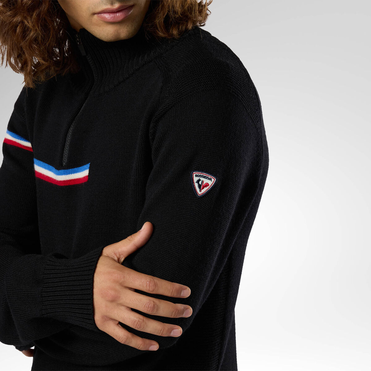 Rossignol Men's Half Zip Merino Sweater [Ldw.value.EnumValue;@314569e8