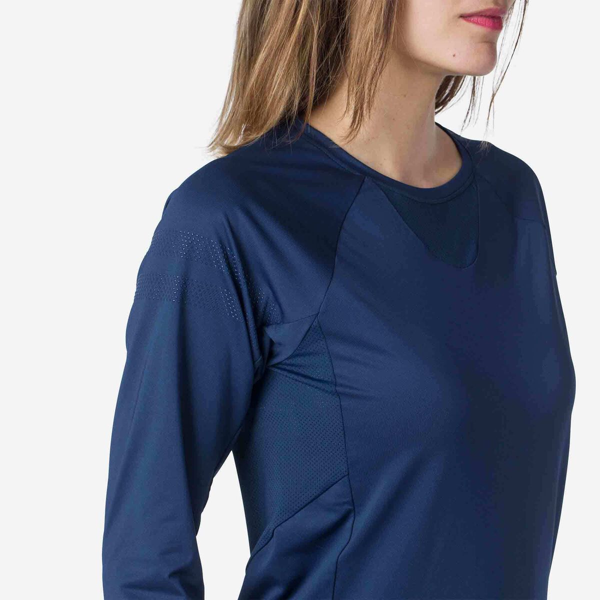 Langarm-Jerseyshirt für Damen Relaxed Fit
