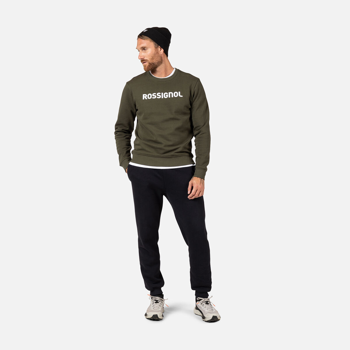 Rossignol Men's Prarion Crewneck Sweatshirt Green