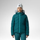 Rossignol Women's Staci Insulated Ski Jacket TRANSFORMATIVE TEAL PEARLY