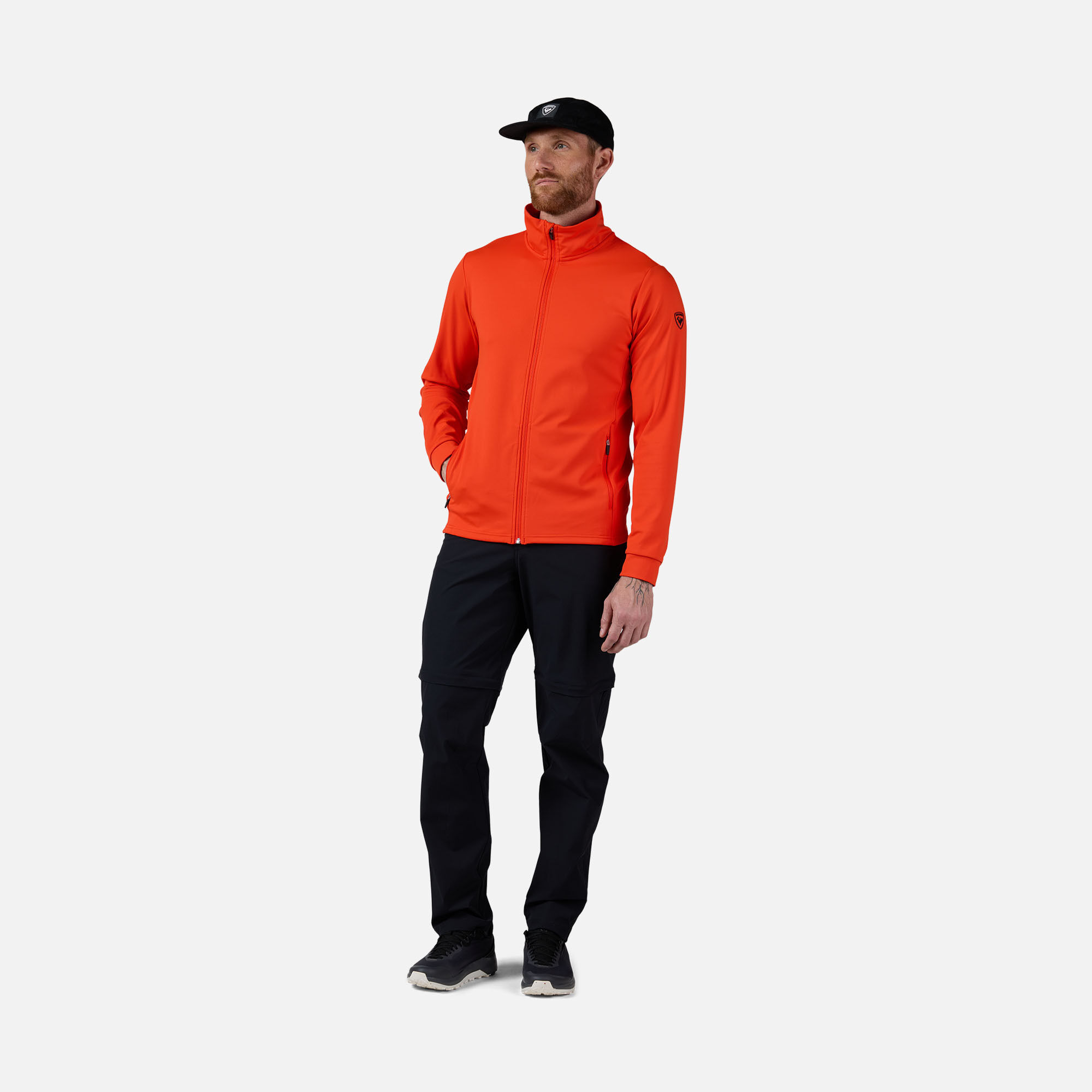 Men's Midlayer Full-Zip Thin Jacket | orange | Rossignol