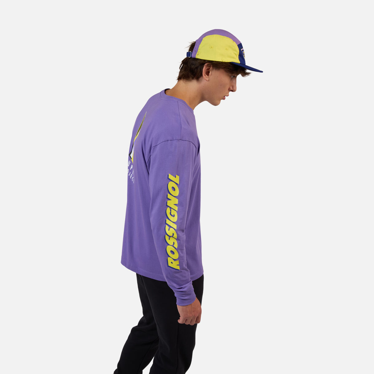 Rossignol Unisex Super Long Sleeve Tee Pink/Purple