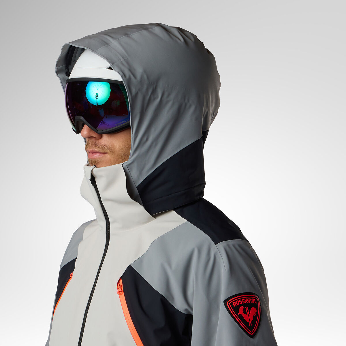 Rossignol Men's Hero 4WS Insulated Ski Jacket Grey