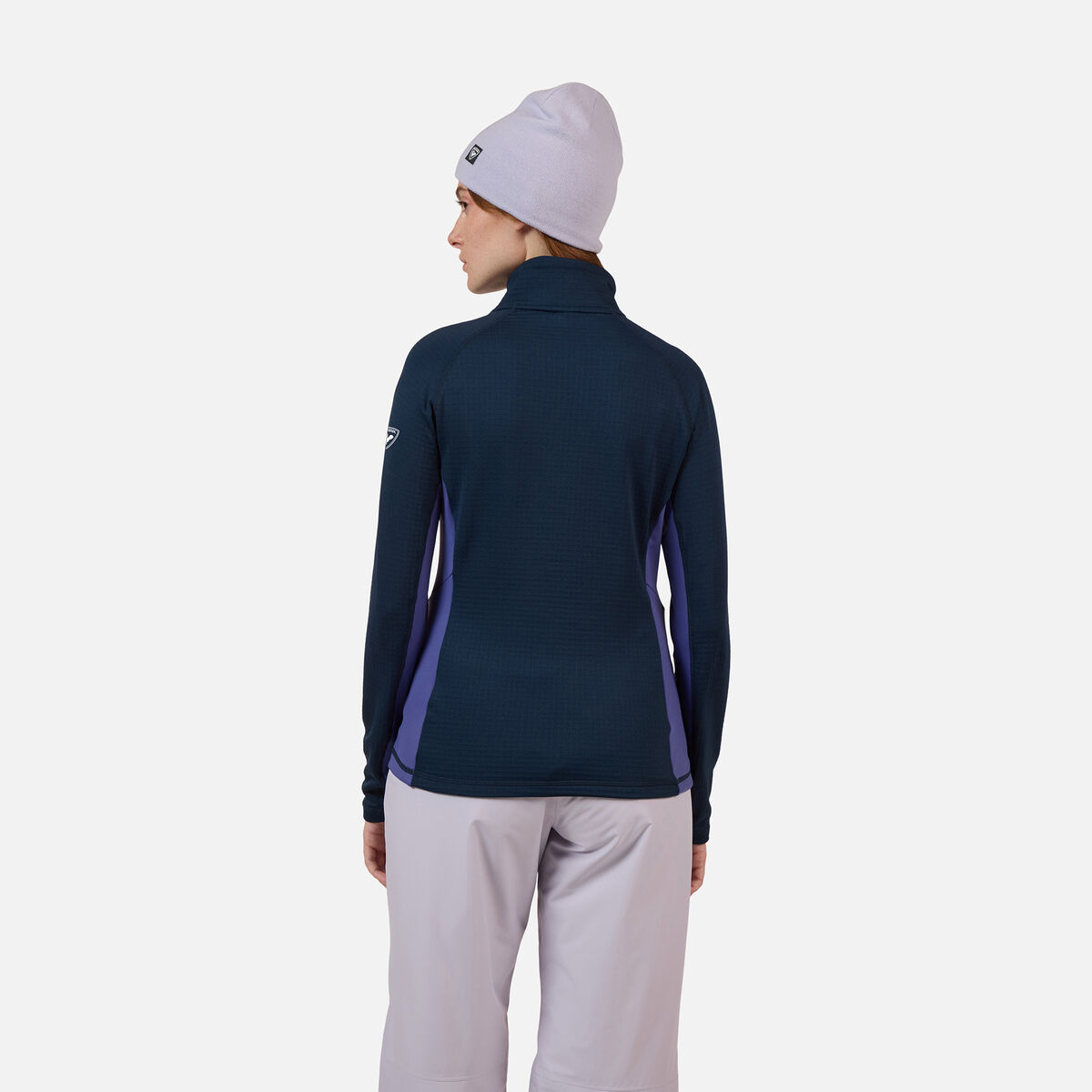 Rossignol Women's Blackside Mix Half-Zip Fleece Blue