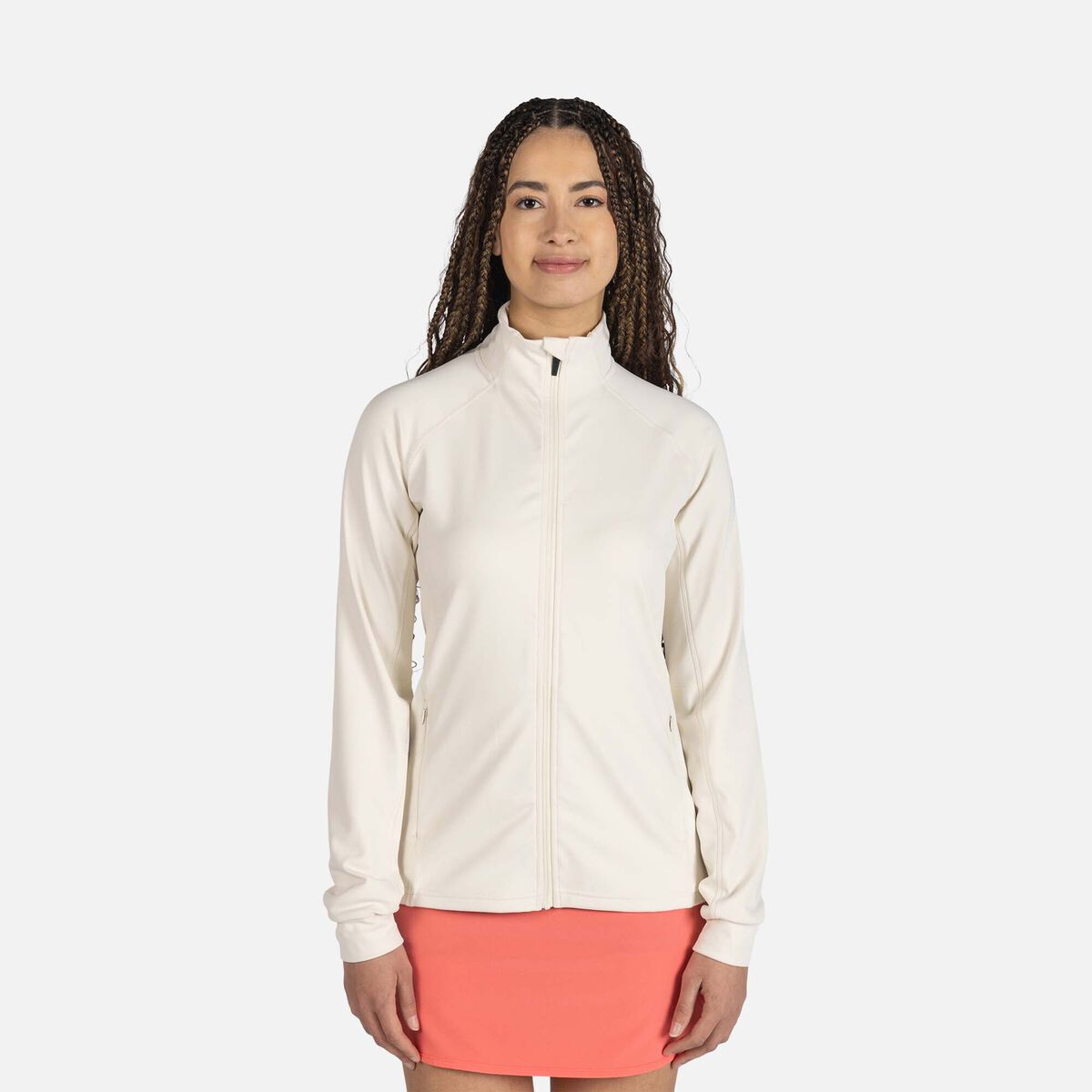 Rossignol Women's Ski Mid Layer Thin Jacket White