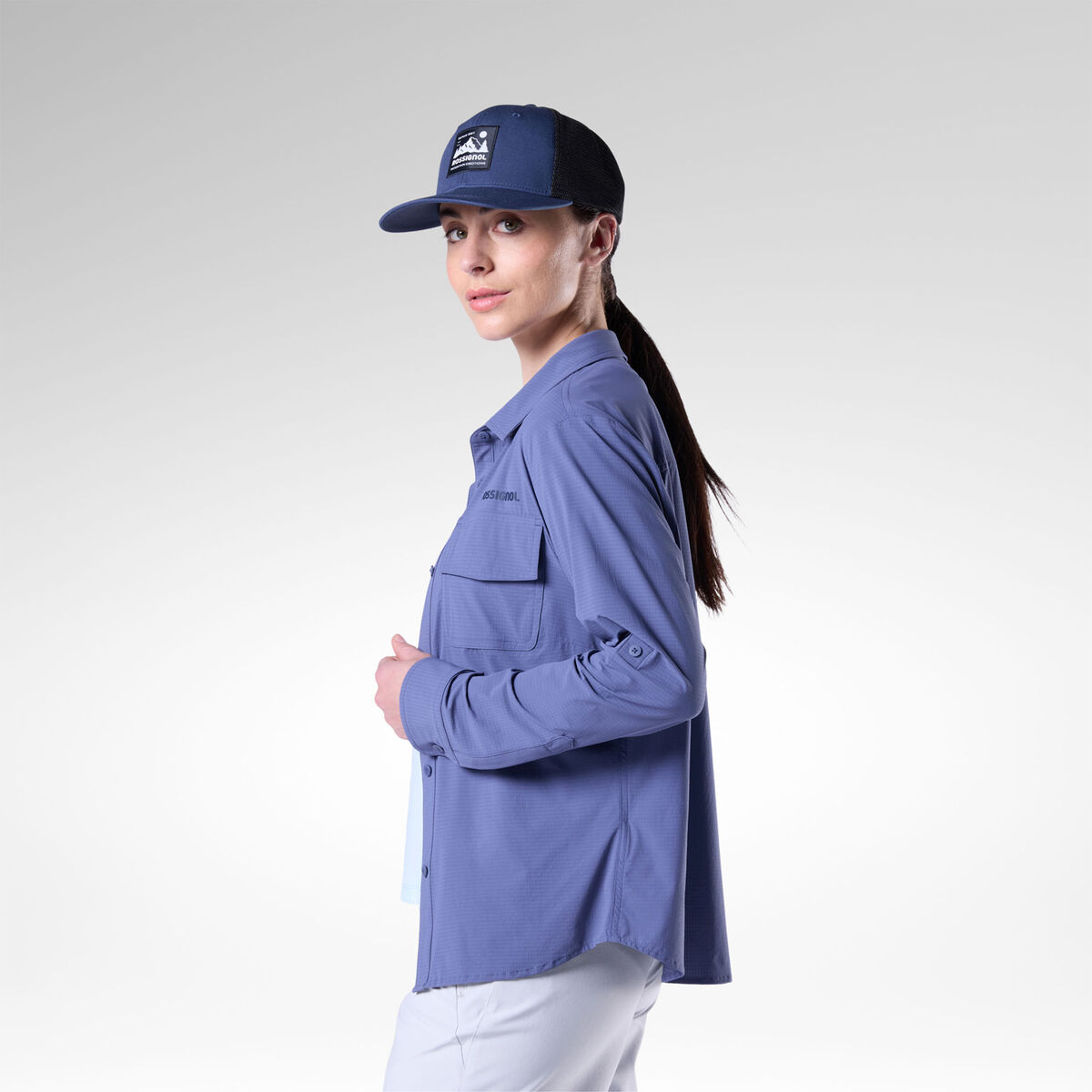 Rossignol Women's Long Sleeve Ventilation Shirt Blue