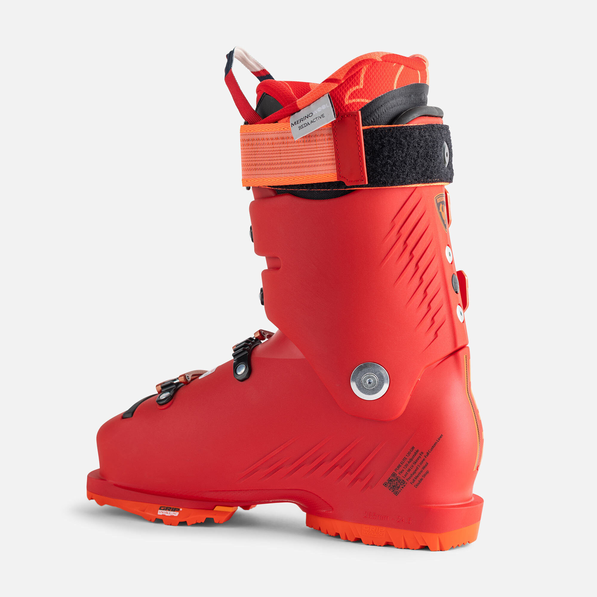Women's On Piste Ski Boots Pure Elite 120 Gw | Red | Rossignol