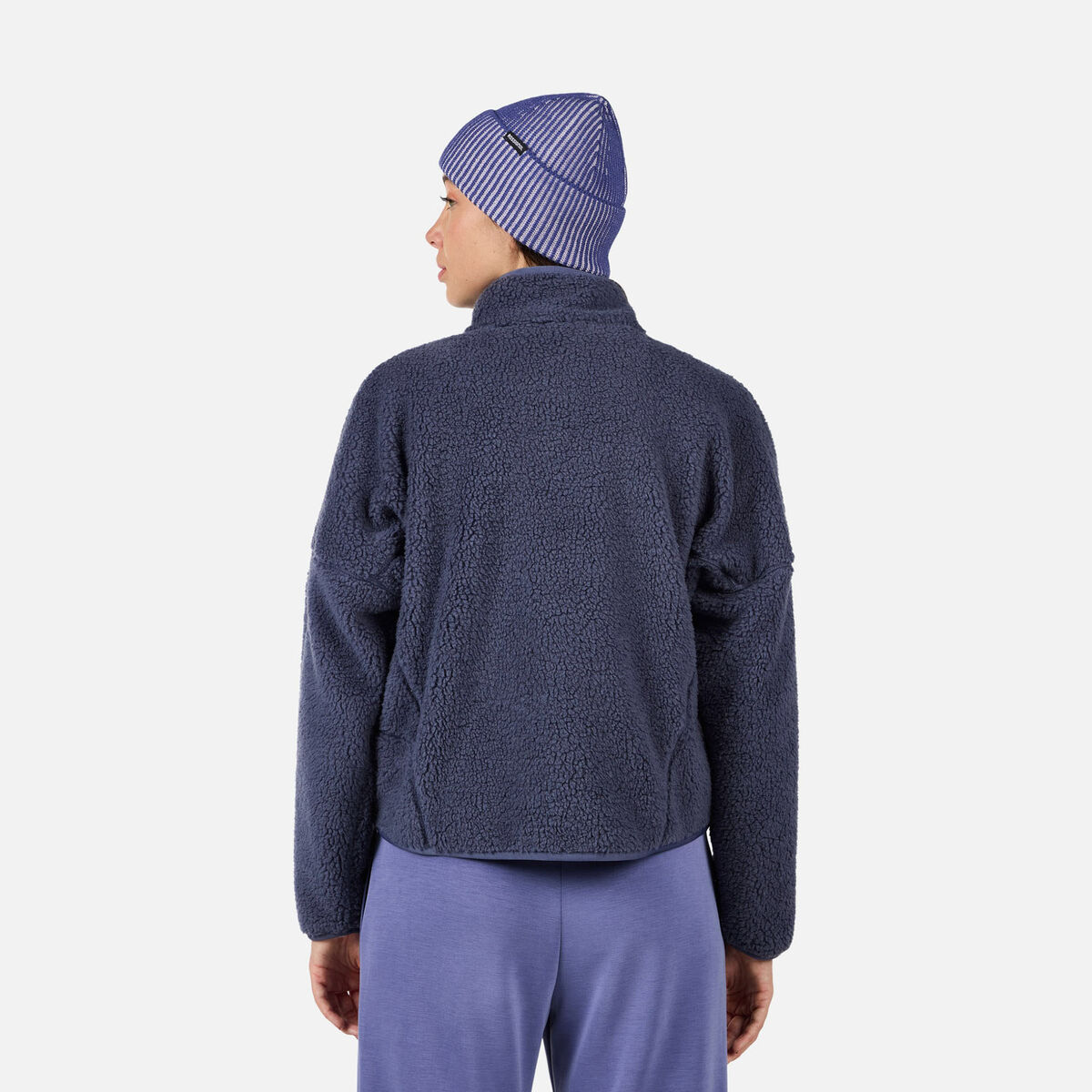 Rossignol Women's AllTrack Snap Sherpa Jacket Blue