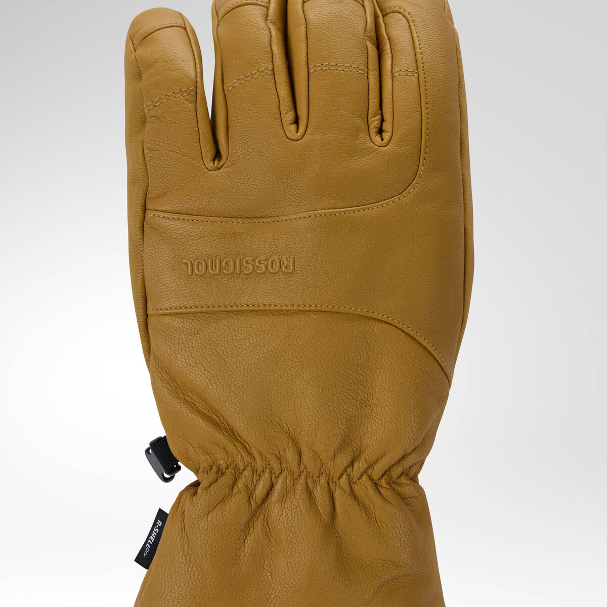 Rossignol R-Shell Dry Full Leather Ski Gloves Yellow