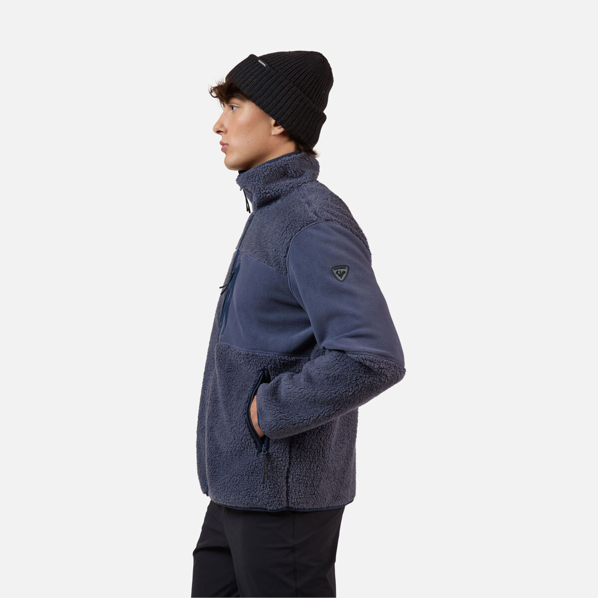 Rossignol Men's All Track Fleece Sherpa Jacket Blue