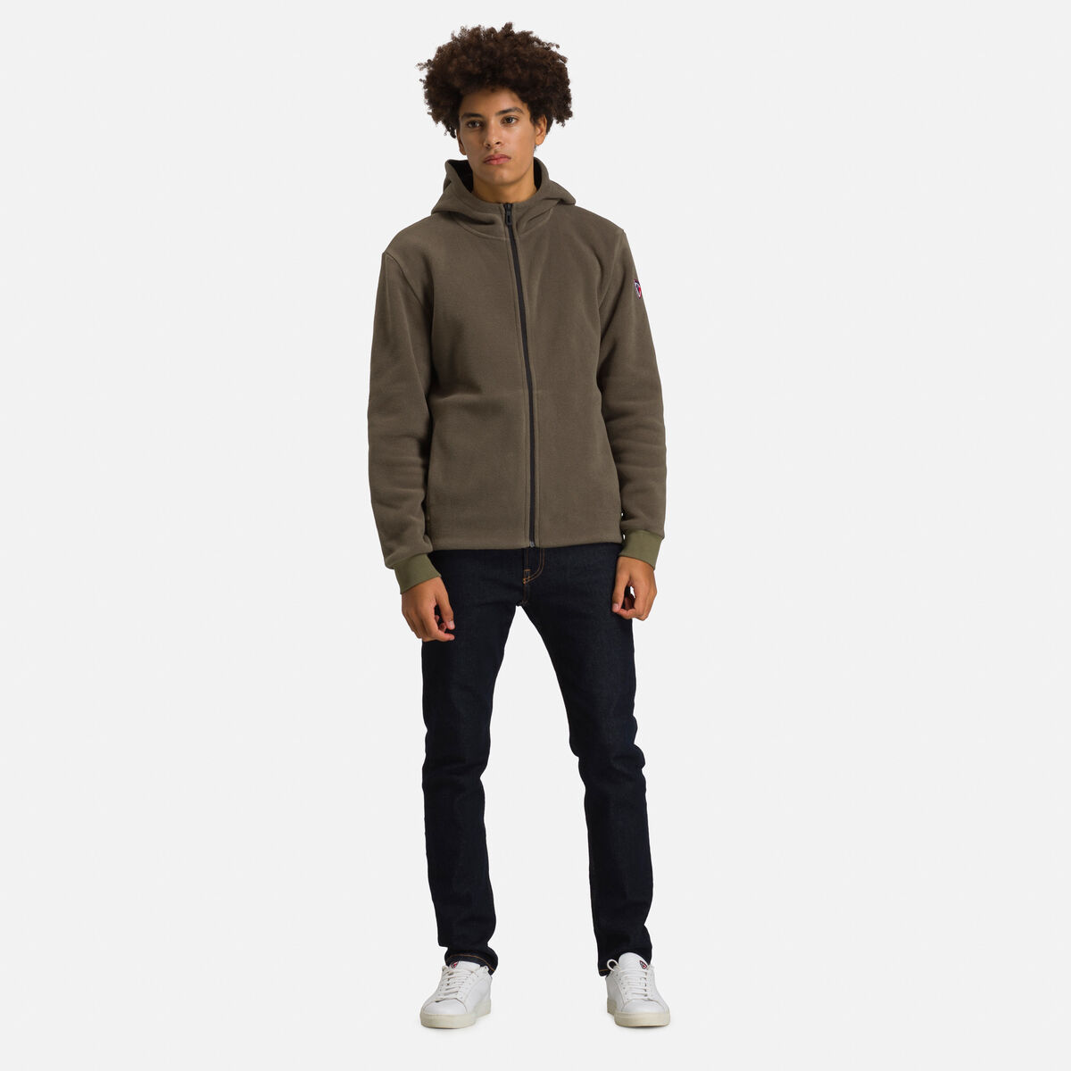 Men's Full-Zip Hooded Fleece Sweater