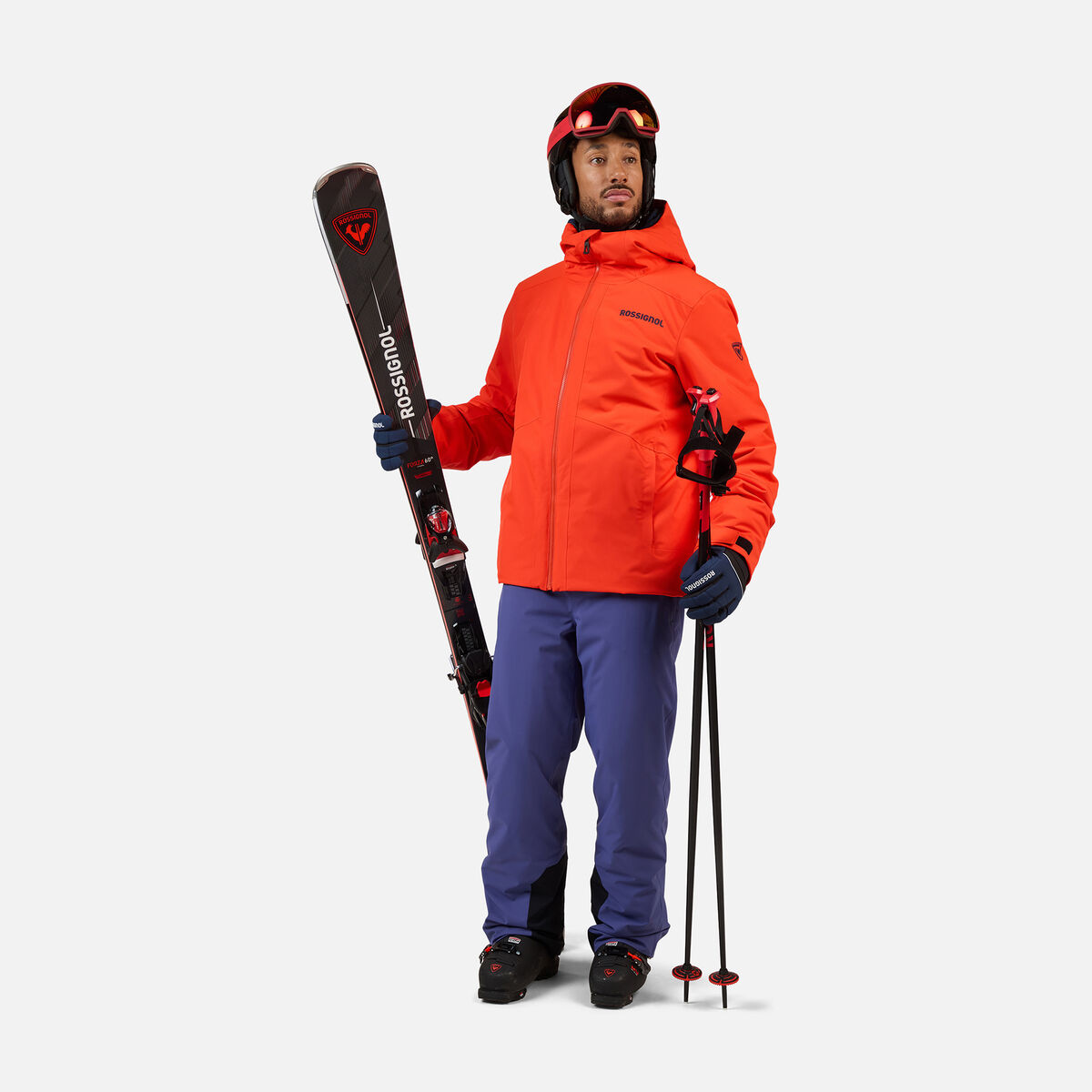Rossignol Men's Rochrun Insulated Ski Jacket Orange