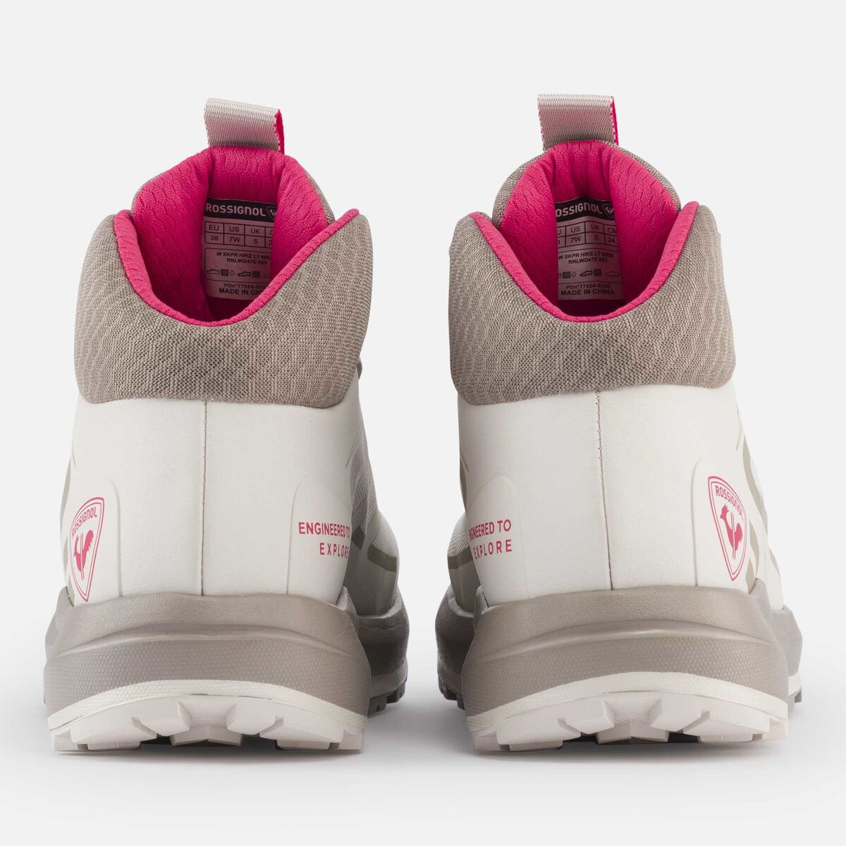 Zapatillas de senderismo ligeras de color caqui para mujer