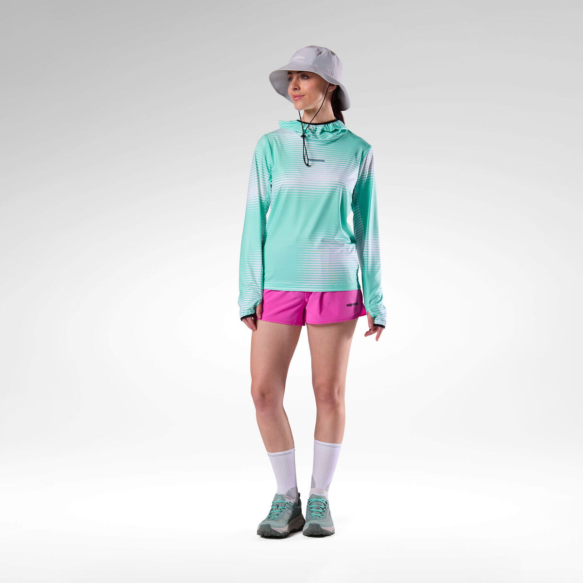 Rossignol Women's Sidelhorn Shorts 3' Pink/Purple