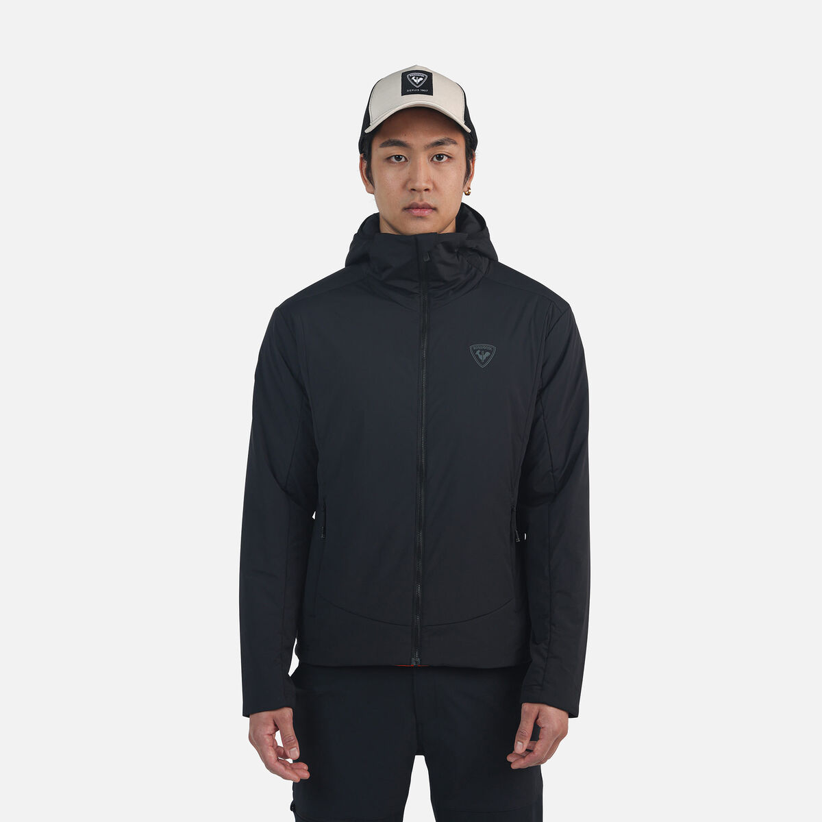Rossignol Men's Opside Light Insulated Hoodie Jacket Black