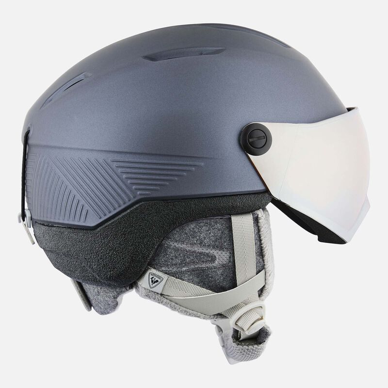Rossignol Women's Helmet Fit Visor Impacts Grey