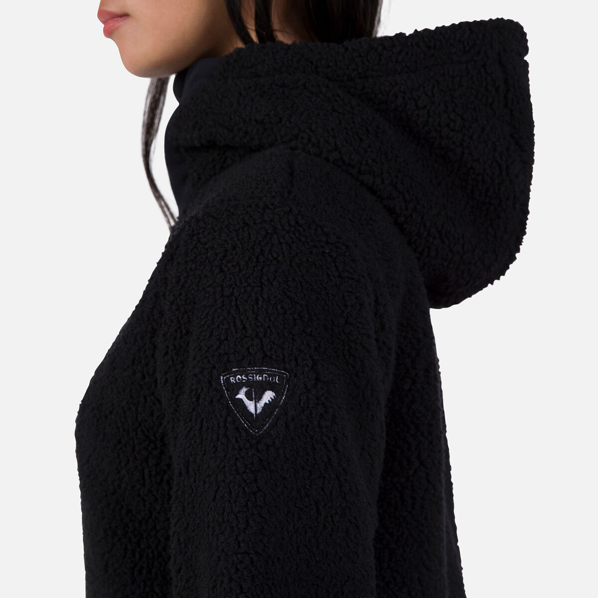 Rossignol Giacca in pile con cappuccio e zip integrale donna Wispile [Ldw.value.EnumValue;@55dfecdf