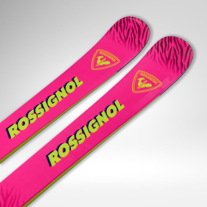 Rossignol SUPER ARCADE PINK ALPINE SKIS [Ldw.value.EnumValue;@37cf9545