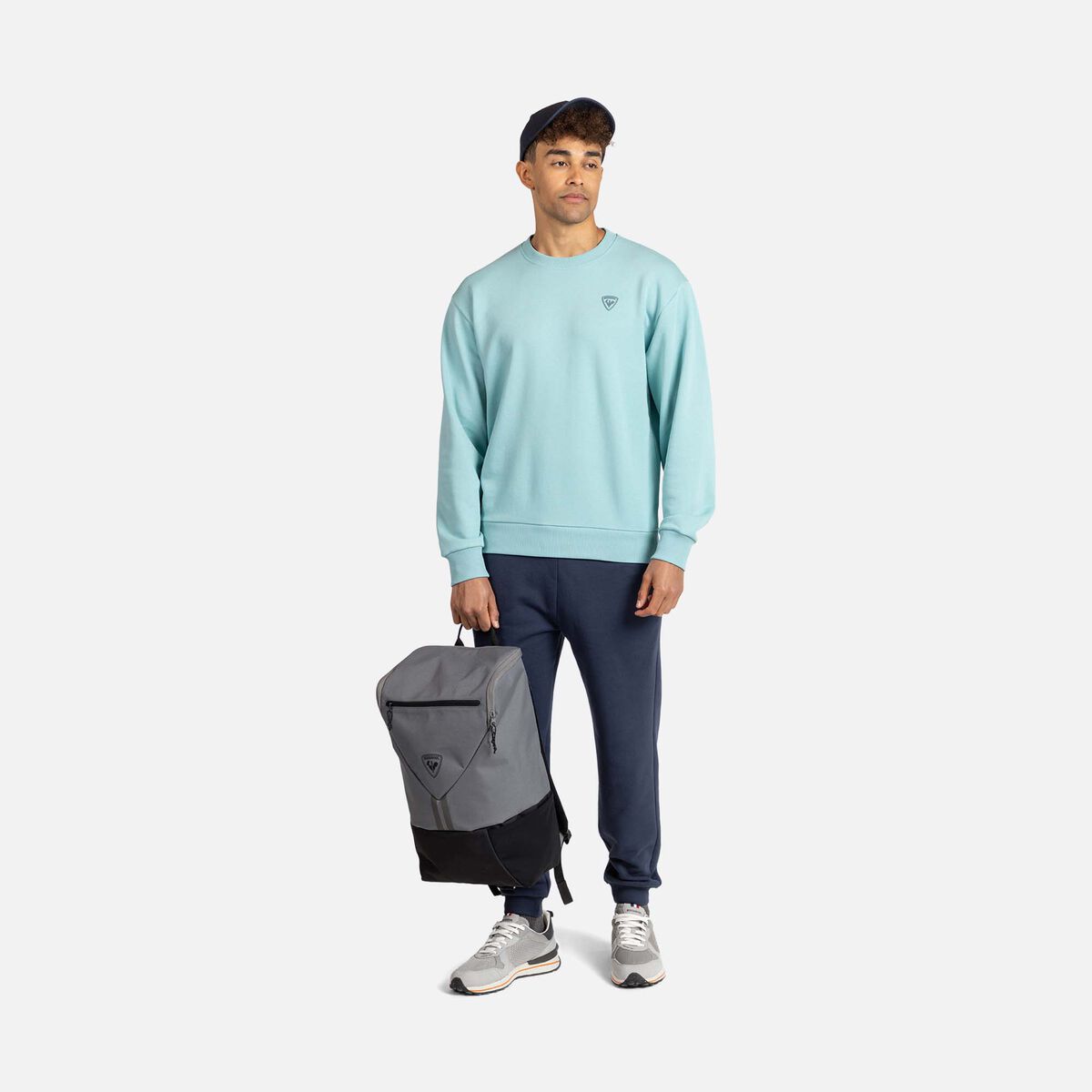 Felpa Girocollo Uomo MAINE Cable – 100% Cotone, Lavorata A Maglia, Vestibilità Su Misura, Maniche Lunghe