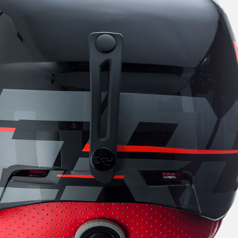 Rossignol Casque Unisexe Hero Slalom Impacts avec mentonni&egrave;re Noir