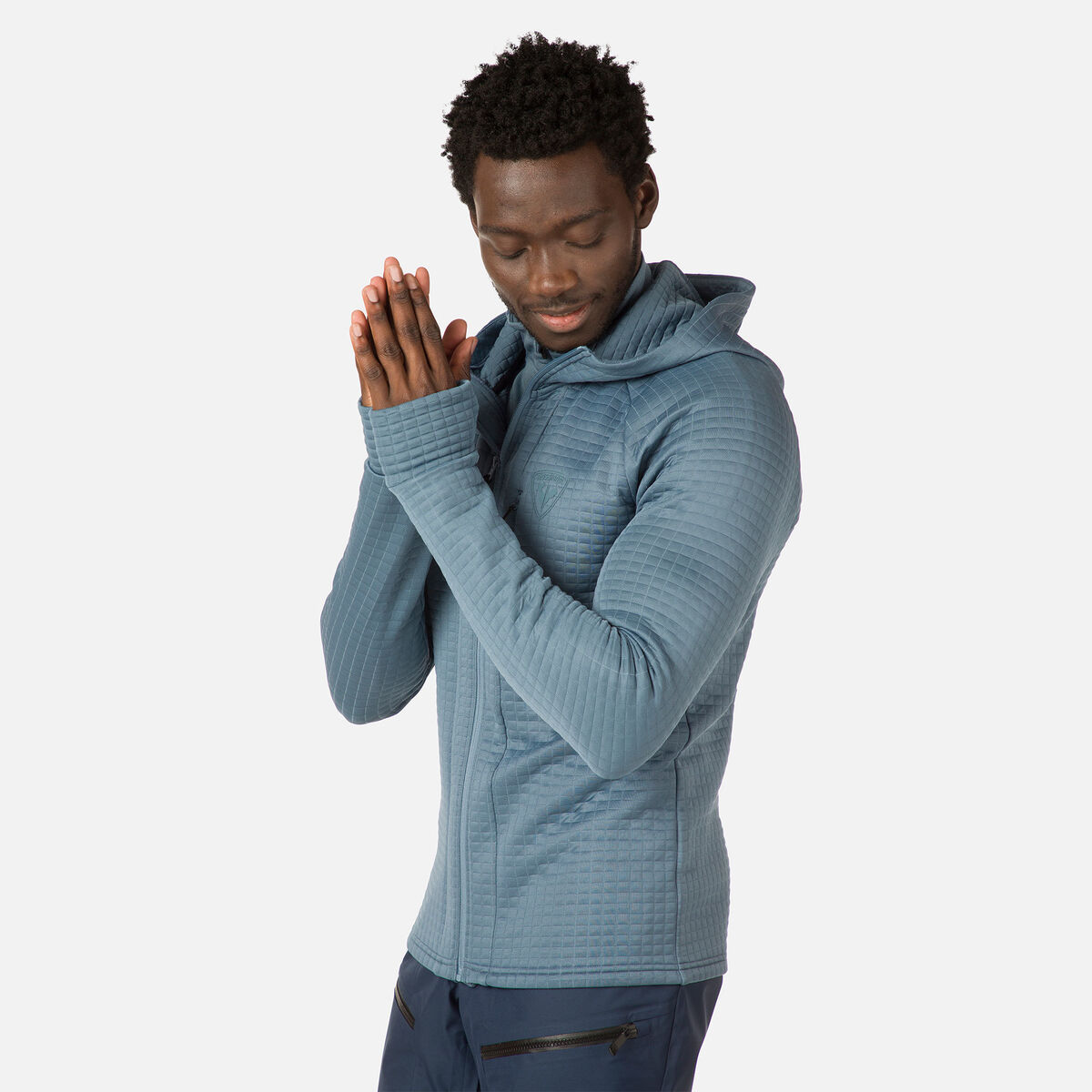Rossignol Herrenkapuzenpullover SKPR mit durchgehendem Rei&szlig;verschluss Blue