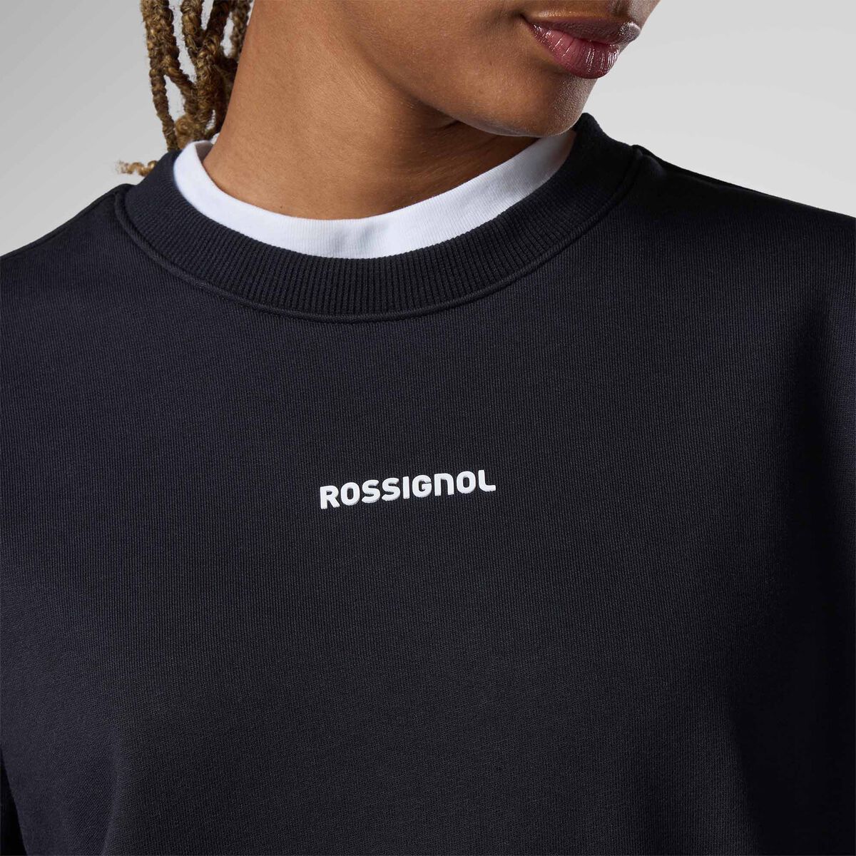 Rossignol Sweatshirt Ras du Cou d&eacute;contract&eacute; Presset pour femmes black