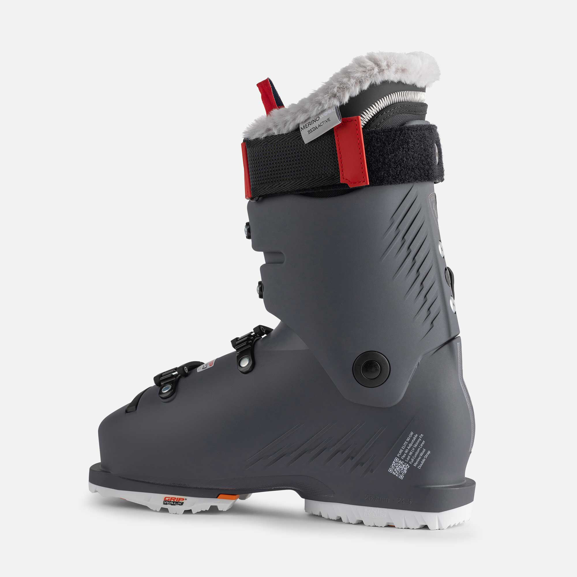 Women's On Piste Ski Boots Pure Elite 90 Gw | Grey | Rossignol
