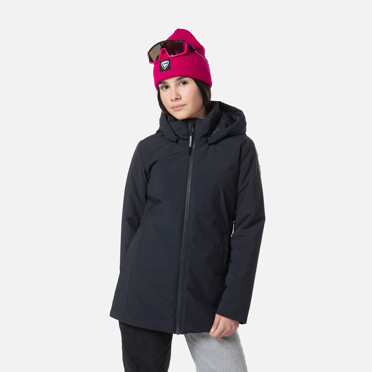 Rossignol Girls' Waterproof Coat Black